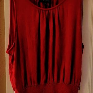 Women's Red 1 State Crop Top Excellent Condition.